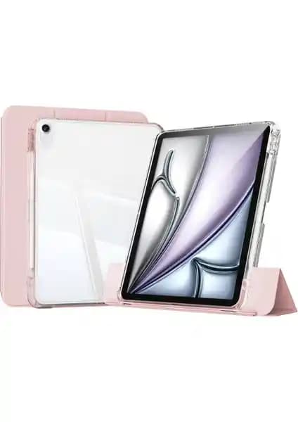 Apple iPad 11. Nesil (A16) 2025 için Dayanıklı ve Çok Fonksiyonlu Hybrid Kılıf