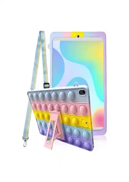 Apple iPad 8 ve 9. Nesil 10.2 İnç Silikon Kılıf Popit Standlı Koruma