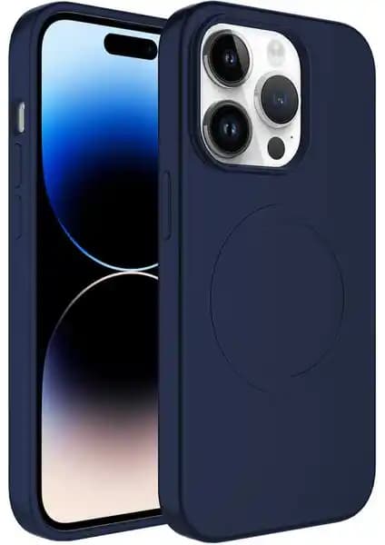 Apple iPhone 12 Pro için şık pastel renk silikon kılıfı yüksek koruma ve Magsafe uyumu ile