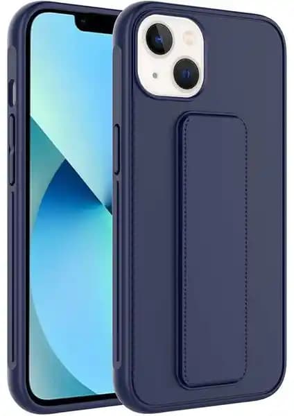 Apple iPhone 13 için dayanıklı ve şık standlı TPU silikon kılıfı