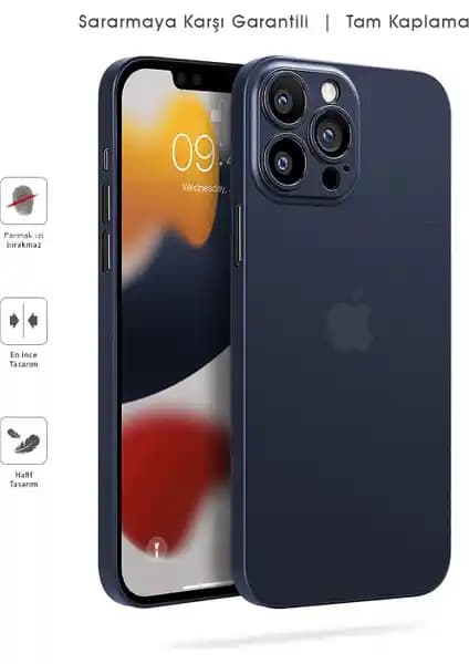 Apple iPhone 13 Pro Max için İnce ve Şık Mat Kılıf Tasarımı ve Koruma Özellikleri