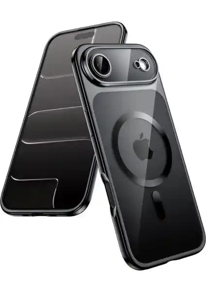 Apple iPhone 17 Air için Magsafe uyumlu şeffaf silikon kılıf yüksek koruma ve şıklık sunar