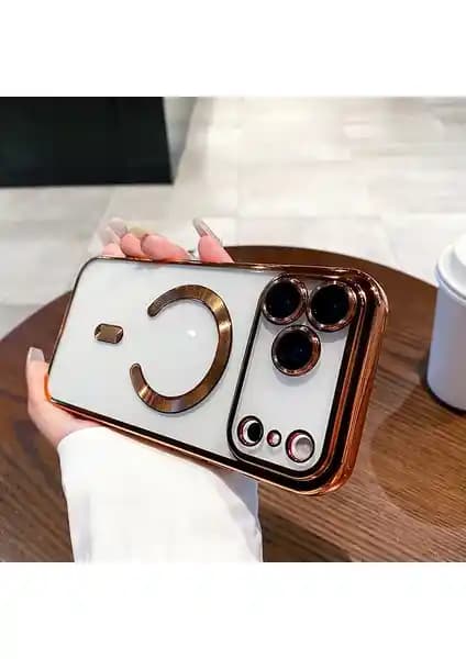 Apple iPhone 17 Pro Max için Magsafe uyumlu şeffaf silikon kılıf detayları ve özellikleri