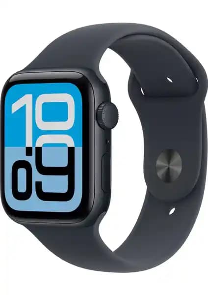 Apple Watch SE 3 GPS 44 mm Gece Yarısı Alüminyum Kasa ve Spor Kordon ile Yenilikçi Akıllı Saat Deneyimi