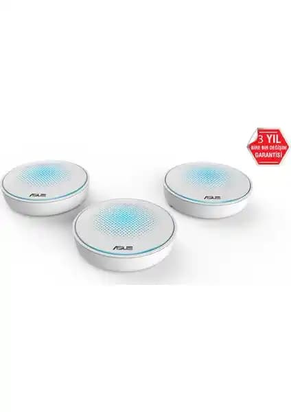 Asus Lyra Mini AC1300 Dual Band Kablosuz Ağ Dağıtım Sistemi: Güçlü ve Güvenilir Performans