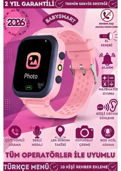 BabySmart Q21 LBS Konumlu Akıllı Çocuk Takip Saati Güvenlik ve Kontrol Özellikleri