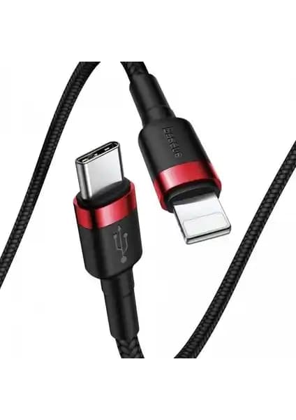 Baseus Cafule Serisi Type-C to Lightning Hızlı Şarj ve Veri Transfer Kablosu 18W