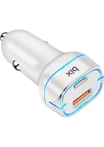 Bix BX-CCP36WT 36W USB Hızlı Şarj Adaptörü Araç İçi Şarj Çözümü