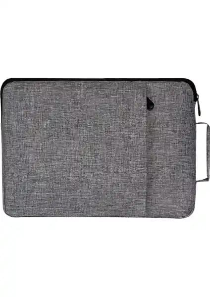 D'Vers Gri Unisex MacBook Kılıfı 13-15.6 İnç Uyumlu Şık ve Koruyucu Tasarım