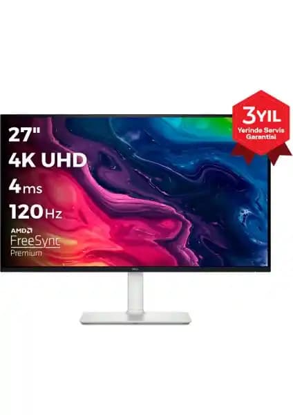 Dell S2725QS 27 İnç 4K UHD IPS Monitör: Yüksek Çözünürlük ve Akıcı Görüntü Deneyimi