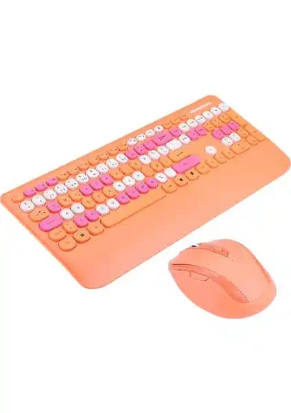Everest KM-6281 Candy Renkli Kablosuz Q Multimedia Klavye ve Mouse Seti İncelemesi