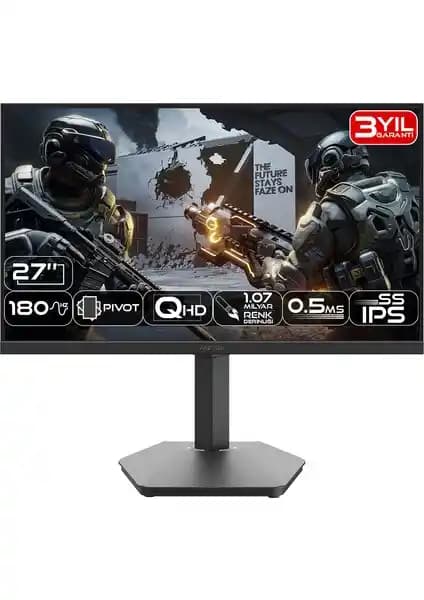 Fazeon X27F180QP 27 İnç Oyun Monitörü Yüksek Performans ve Gelişmiş Özellikler