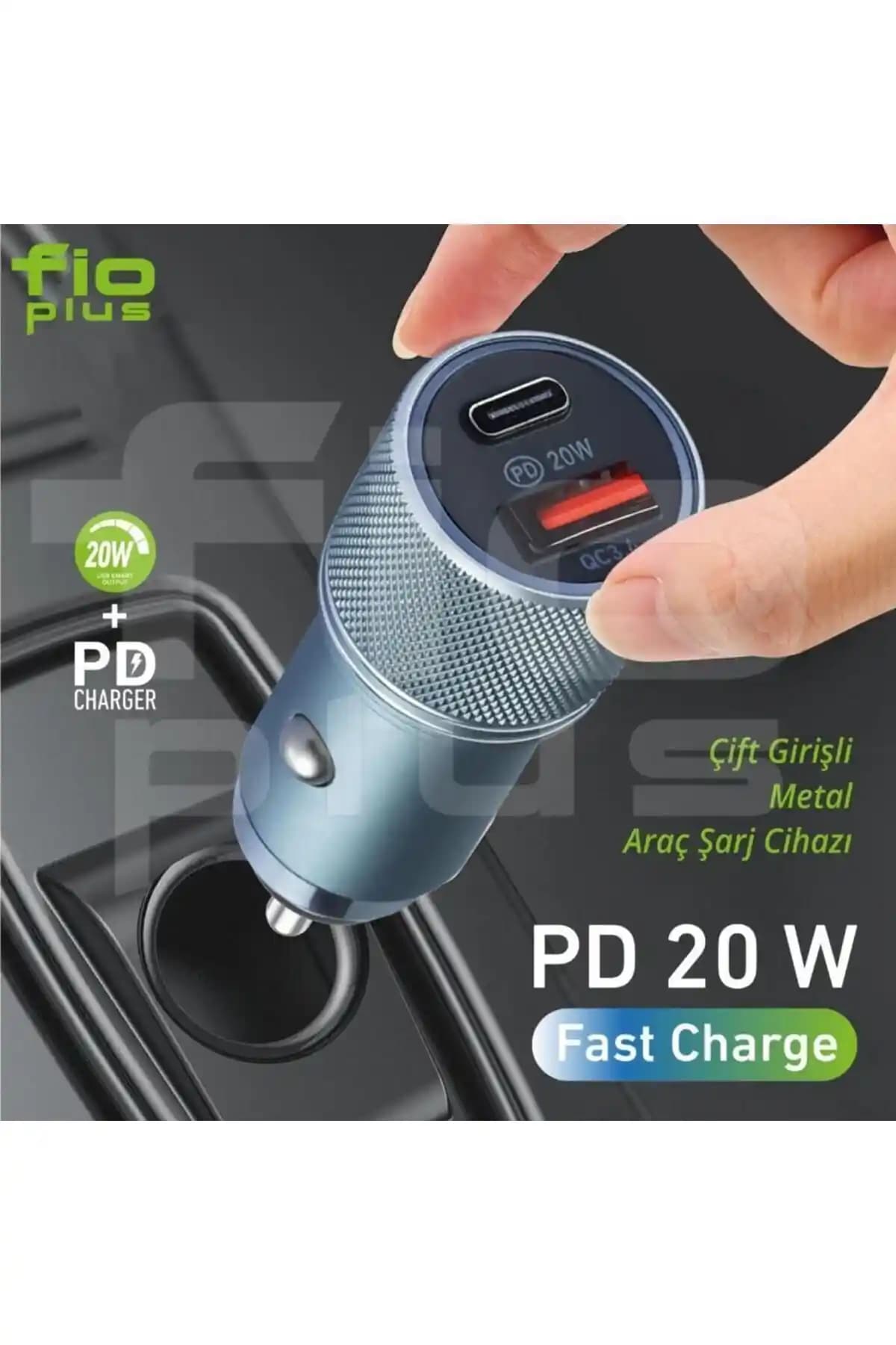FİOPLUS Raç Çakmaklık Şarj Aleti: Hızlı ve Güvenli Araç İçi Şarj Çözümü