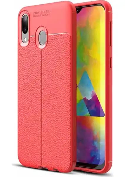 Galaxy M20 Uyumlu Kırmızı Silikon Kılıf Şıklık ve Koruma Sunar