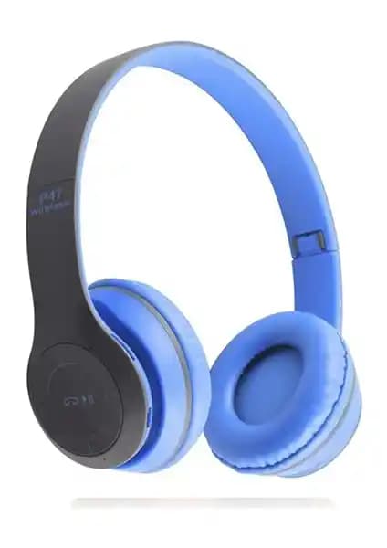 GOMAX P47 Kablosuz Kulaklık Mavi: Çok Fonksiyonlu, Ergonomik ve Uygun Fiyatlı Ses Deneyimi