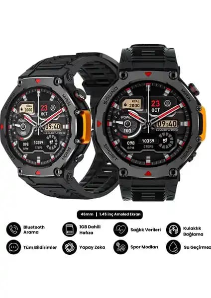 Harvox Watch Rx-4 Akıllı Saat: Çok Yönlü Fonksiyonlar ve Şık Tasarım Özellikleri