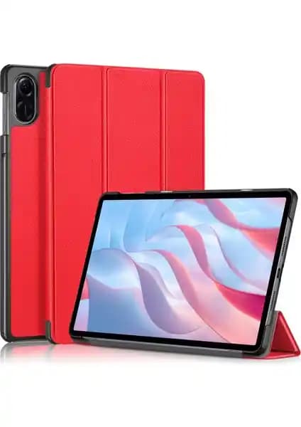 Honor Pad X9 ve X8 Pro için İtalyan Deri Şık ve Koruyucu Tablet Kılıfı