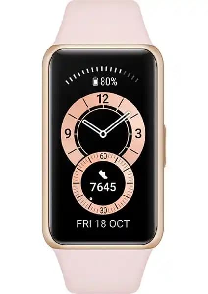 Huawei Band 6 Sakura Pembesi ile Şık Tasarım ve Gelişmiş Sağlık Takibi Özellikleri