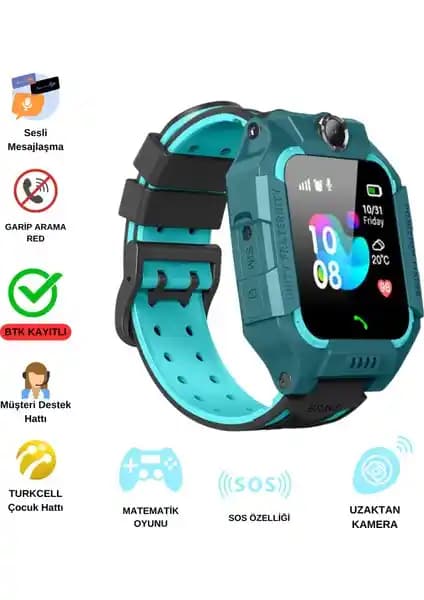 Jetzu Uz 2g Akıllı Çocuk Saati Güvenli İletişim ve Konum Takibi Özellikleriyle