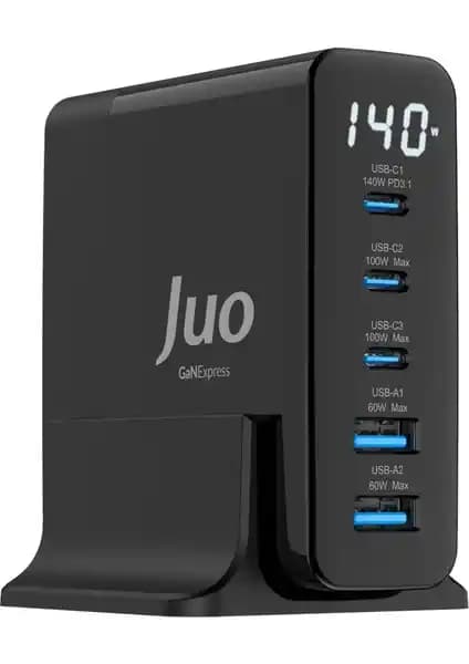 Juo 240W GaN Pd 3.1 Masaüstü Hızlı Şarj Cihazı: Güç ve Çok Yönlülük Sunan Modern Çözüm