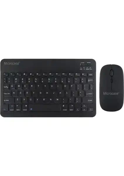 Microcase Bluetooth Klavye ve Mouse Seti Türkçe Q Düzeni Hafif ve Taşınabilir Tasarım