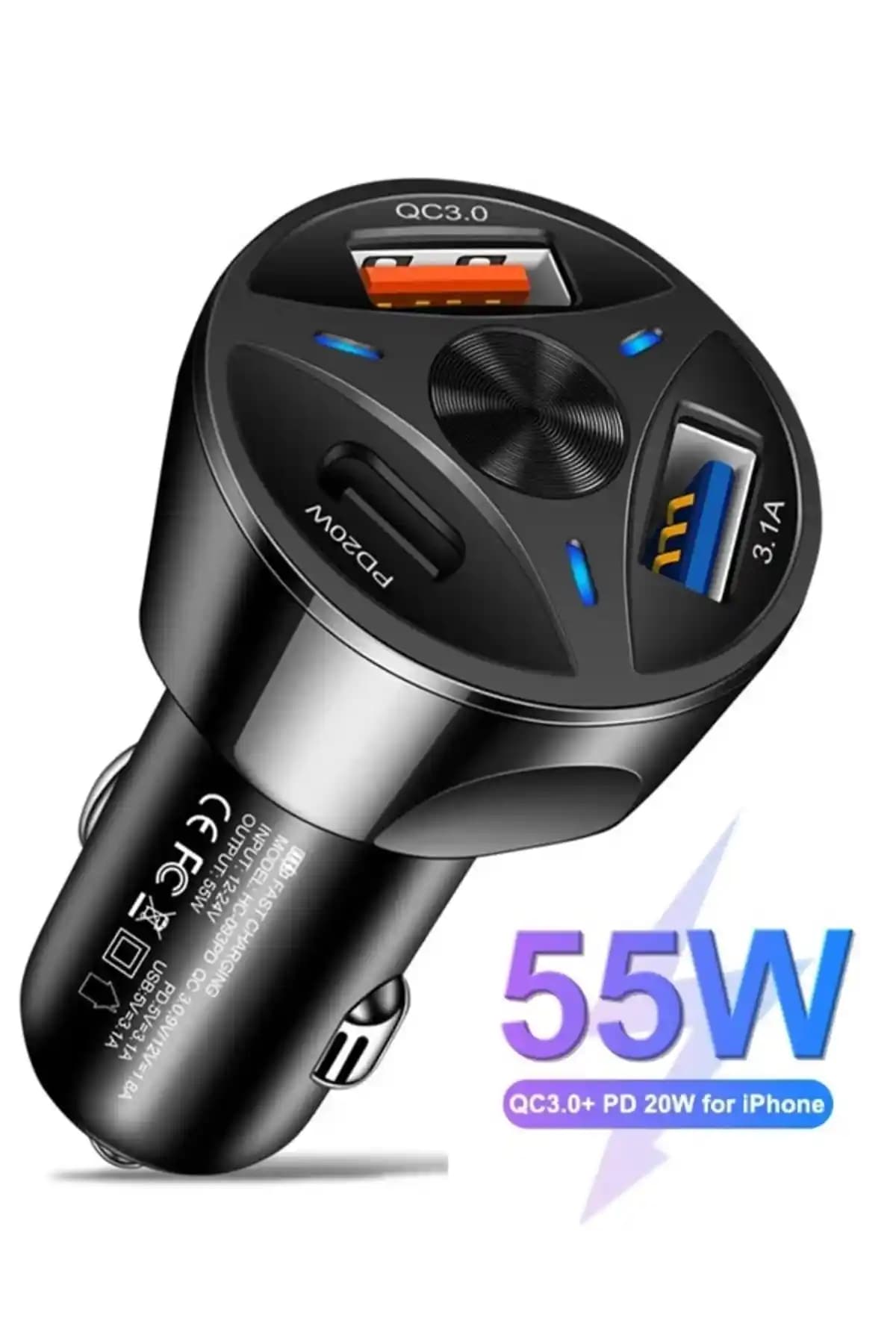 MOBİL GO Araç Çakmaklık Hızlı Şarj Aleti: Güç ve Verimlilik Sunan Modern Çözüm