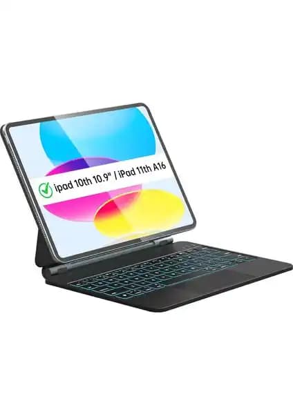 Moveteck Çok Yönlü Klavye Kılıfı ile iPad 11. ve 10. Nesil için Güçlü Koruma ve Kullanım Deneyimi