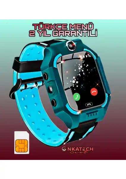 Onkatech Vmax GV600S Akıllı Çocuk Takip Saati Güvenli ve Dayanıklı Tasarım