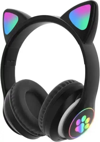 Pell Pell+ LED Işıklı Kedi Kulak Bluetooth Kulaklık: Şık Tasarım ve Yüksek Ses Kalitesi
