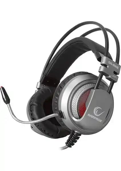 Rampage SN-RW6 Raptor Siyah Oyun Kulaklığı 7.1 Surround Ses ve Mikrofon Özellikleri