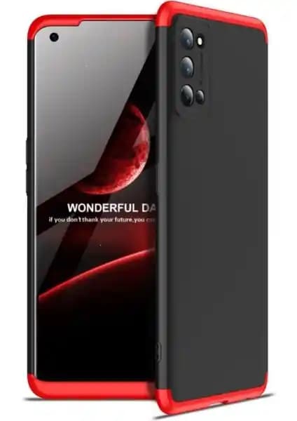 Realme 7 Pro için 3 Parça Çift Katmanlı Koruyucu Kılıf Şık ve Dayanıklı Tasarım