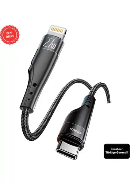 Rosstech 27W Usb-C To Lightning Hızlı Şarj ve Veri Aktarım Kablosu İncelemesi
