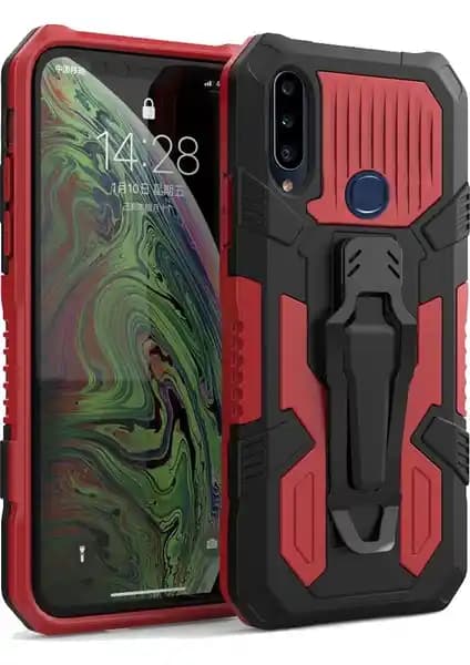 Samsung Galaxy A20S için Yüksek Koruma ve Şık Tasarım Sunan Zırh Tank Kılıfı