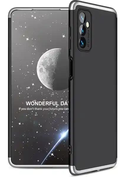 Samsung Galaxy M52 için 3 Parça 360 Ays Kılıf Güçlü ve Şık Koruma Çözümü
