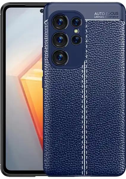 Samsung Galaxy S23 Ultra için Şık ve Koruyucu Deri Görünümlü Kılıf Tasarımı