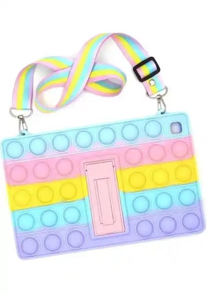 Samsung Galaxy Tab A8 10.5 için Çocuk Güvenli Silikon Kılıfı ve Çok Fonksiyonlu Koruma Özellikleri