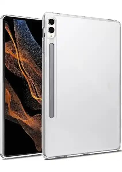 Samsung Galaxy Tab S9 FE Plus için şeffaf ve dayanıklı koruma kılıfı