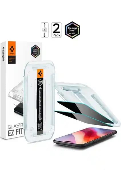 Spigen Apple iPhone Air Uyumlu Hayalet Cam Ekran Koruyucu Güçlü ve Gizlilik Özellikleriyle