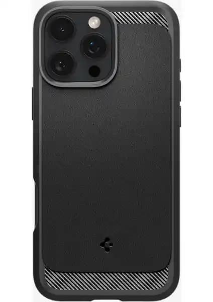 Spigen Rugged Armor MagSafe Kılıfı iPhone 16 Pro için Güçlü ve Şık Koruma Çözümü