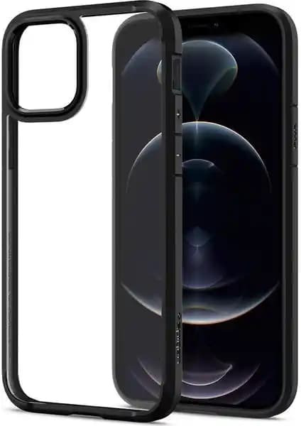 Spigen Ultra Hybrid Matte Black iPhone 12 ve 12 Pro için Şık ve Koruyucu Kılıf Özellikleri