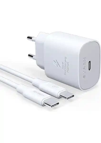 Syrox Samsung Galaxy A24 5G Uyumlu 25W Type-C Hızlı Şarj Adaptörü İncelemesi