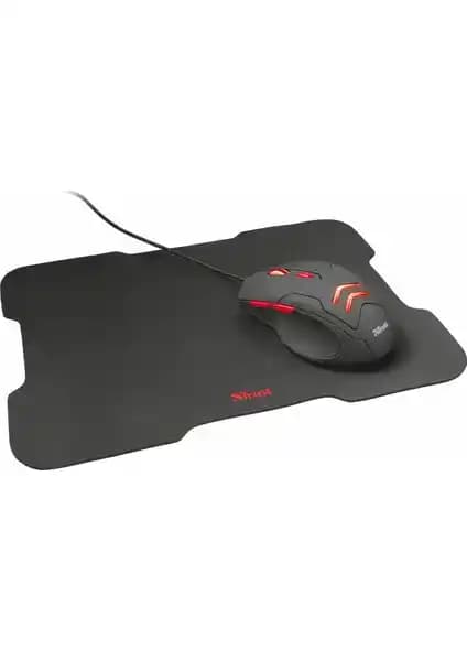 Trust Ziva 3000 DPI Gaming Mouse ve Mousepad Seti ile Oyun Deneyiminizi Geliştirin