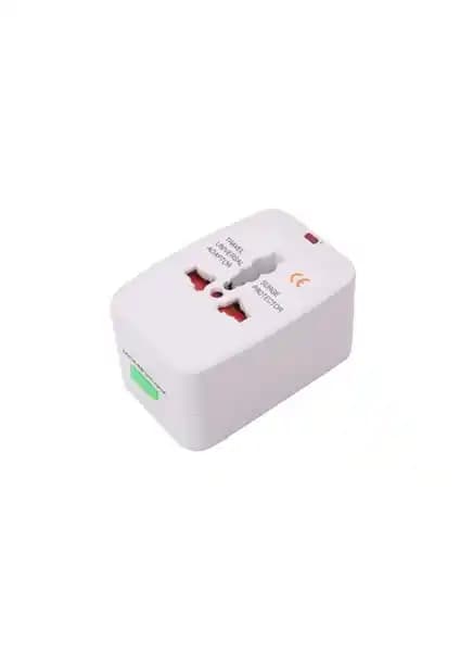 TTAF Seyahat Universal Çoklu Priz Adaptörü Güvenli ve Çok Fonksiyonlu Seyahat Gücü Kaynağı