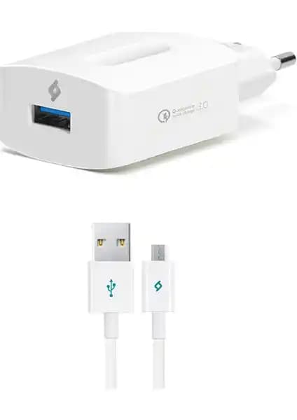 Ttec 2SCQC01M SpeedCharger QC 3.0 Seyahat ve Günlük Kullanım İçin Hızlı Güvenilir Adaptör