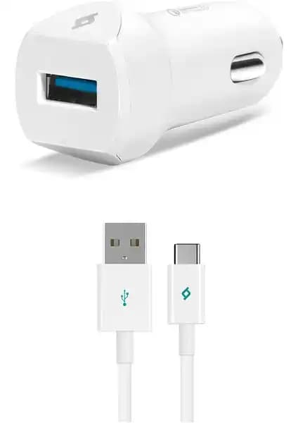 Ttec SpeedCharger QC 3.0 Araç Şarj Cihazı ve USB-C Kablo ile Hızlı ve Güvenli Şarj Deneyimi