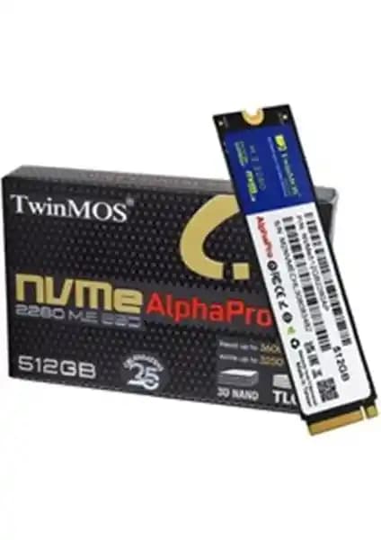TwinMos 512GB M.2 PCIe Gen3 NVMe SSD: Yüksek Hız ve Güvenilirlik Sunan İnce Tasarım