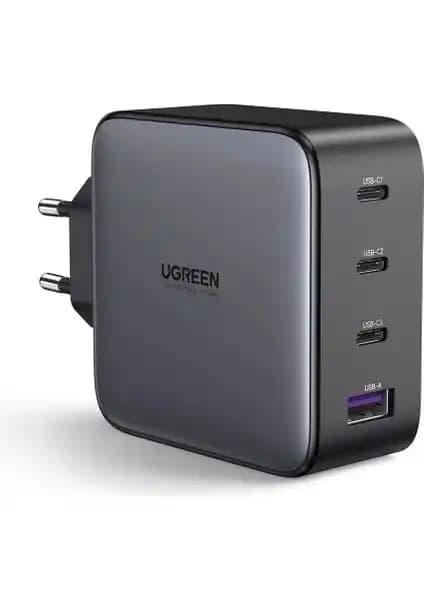 Ugreen Gan X 100W 4 Portlu PD USB-C Hızlı Şarj Cihazı Güç ve Verimlilik Sunar