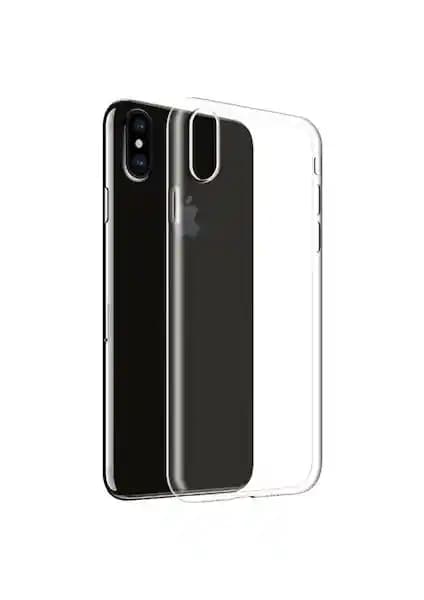 Wowacs Apple iPhone XS Max Uyumlu Şeffaf Silikon Kılıf ile Güçlü ve Şık Koruma