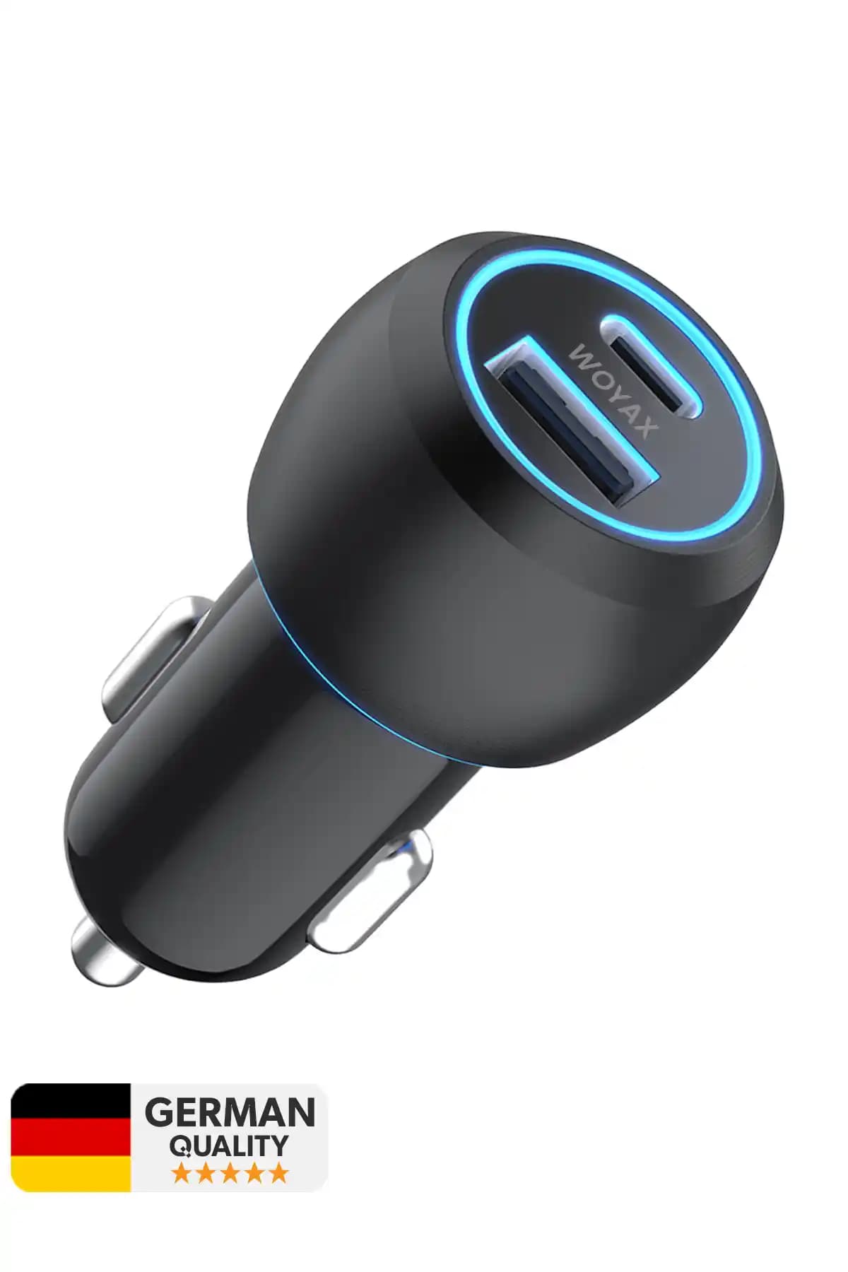 Woyax Araç Şarj Aleti 38W Güçlü ve Hızlı Şarj Özelliğiyle Modern Tasarım