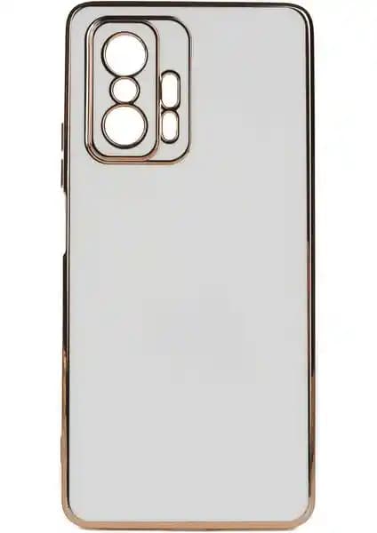 Xiaomi Mi 11T Pro 5G için Şık ve Koruyucu Parlak Kenarlı Silikon Kılıf